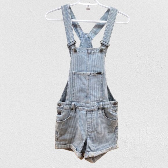 Buffalo David Bitton denim pinstripe overalls XS - Picture 1 of 16